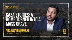 The Orouq family home in Sheikh Radwan Gaza destroyed in an airstrike on December 21 2023 killing twenty seven relatives including children women and the elderly