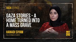 Hanadi Siyam remembers her mother’s morning calls and the family members she lost including her mother and grandfather killed inside their Gaza home