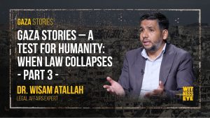 Dr Wissam Atallah shares his testimony in Gaza Stories showing how law collapses and memory endures through war and exile